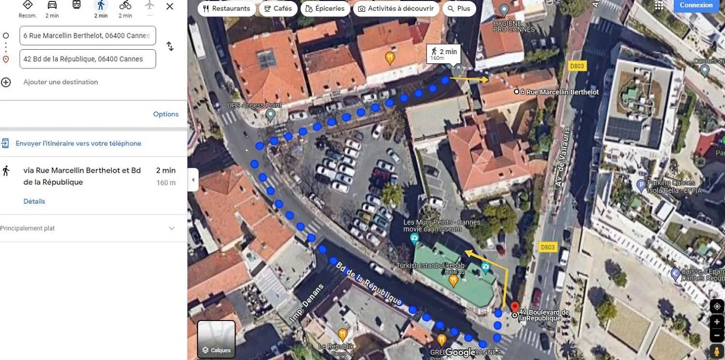 Grand Studio, Parking Prive, Cuisine Separee Cannes 0*,